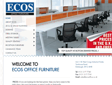 Tablet Screenshot of ecosoffice.co.uk